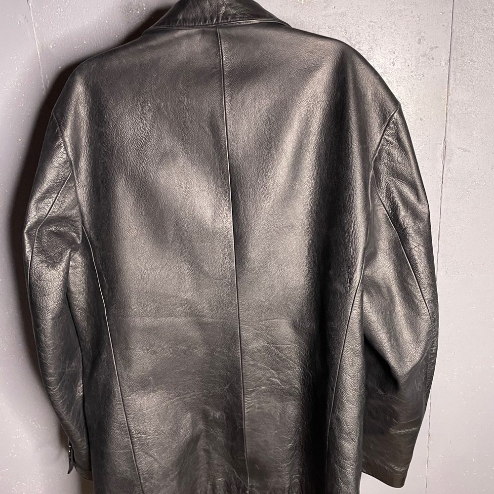 Gap Black Leather Jacket - image 2